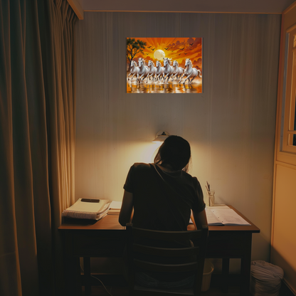 The 7 Horses Poster | 8K | Premium Glossy