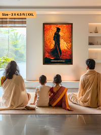 The 'हे हिंदवी स्वराज्य व्हावे ही श्रीं ची इच्छा' Chatrapati Shivaji Maharaj Wall Frame | Premium Quality - Bharatvarsh Arts--Wall Poster Sets - Buy Indian Spiritual, Mythology, Gods, Warrior Wall Art - For Living Room, Decor