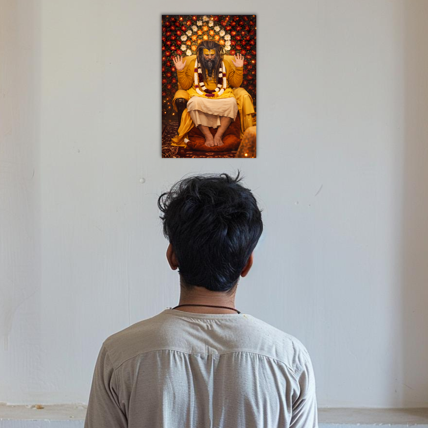 The Shree Premanand Maharaj Poster | 8K | Premium Glossy