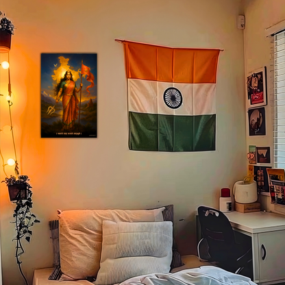 The 'नमस्ते सदा वत्सले मातृभूमे' Bharat Mata Poster | 8K | Premium Glossy