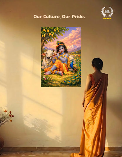 The Bal Krishna Large Poster | 8K | Premium Glossy