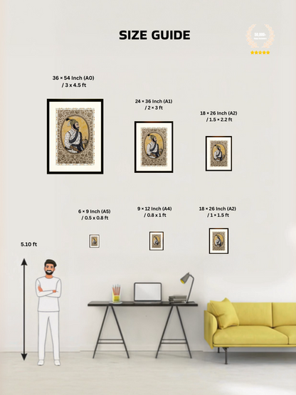 The Historic Chatrapati Shivaji Maharaj Wall Frame | Premium Quality