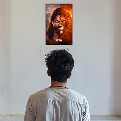 The 'छावा' Chatrapati Sambhaji Maharaj Wall Poster | 8K | Premium Glossy