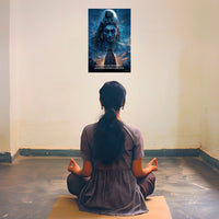 TEST - The "न पुण्यं न पापं" Lord Shiva Poster | 8K | Premium Glossy - Bharatvarsh Arts--Wall Poster Sets - Buy Indian Spiritual, Mythology, Gods, Warrior Wall Art - For Living Room, Decor