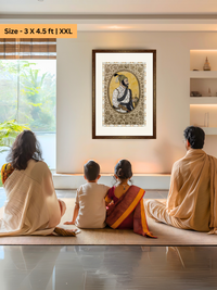 The Historic Chatrapati Shivaji Maharaj Wall Frame | Premium Quality - Bharatvarsh Arts--Wall Poster Sets - Buy Indian Spiritual, Mythology, Gods, Warrior Wall Art - For Living Room, Decor