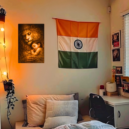 The Narsimha Bhagwan Peaceful Poster | 8K | Premium Glossy