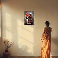 The 'यतो हनुमान् ततो जयः' Hanuman Poster | 8K | Premium Glossy - Bharatvarsh Arts--Wall Poster Sets - Buy Indian Spiritual, Mythology, Gods, Warrior Wall Art - For Living Room, Decor