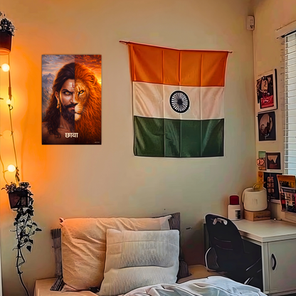 The 'छावा' Chatrapati Sambhaji Maharaj Wall Poster | 8K | Premium Glossy