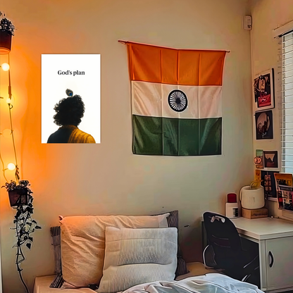 The God's Plan Krishna Aesthatic Poster | 8K | Premium Glossy