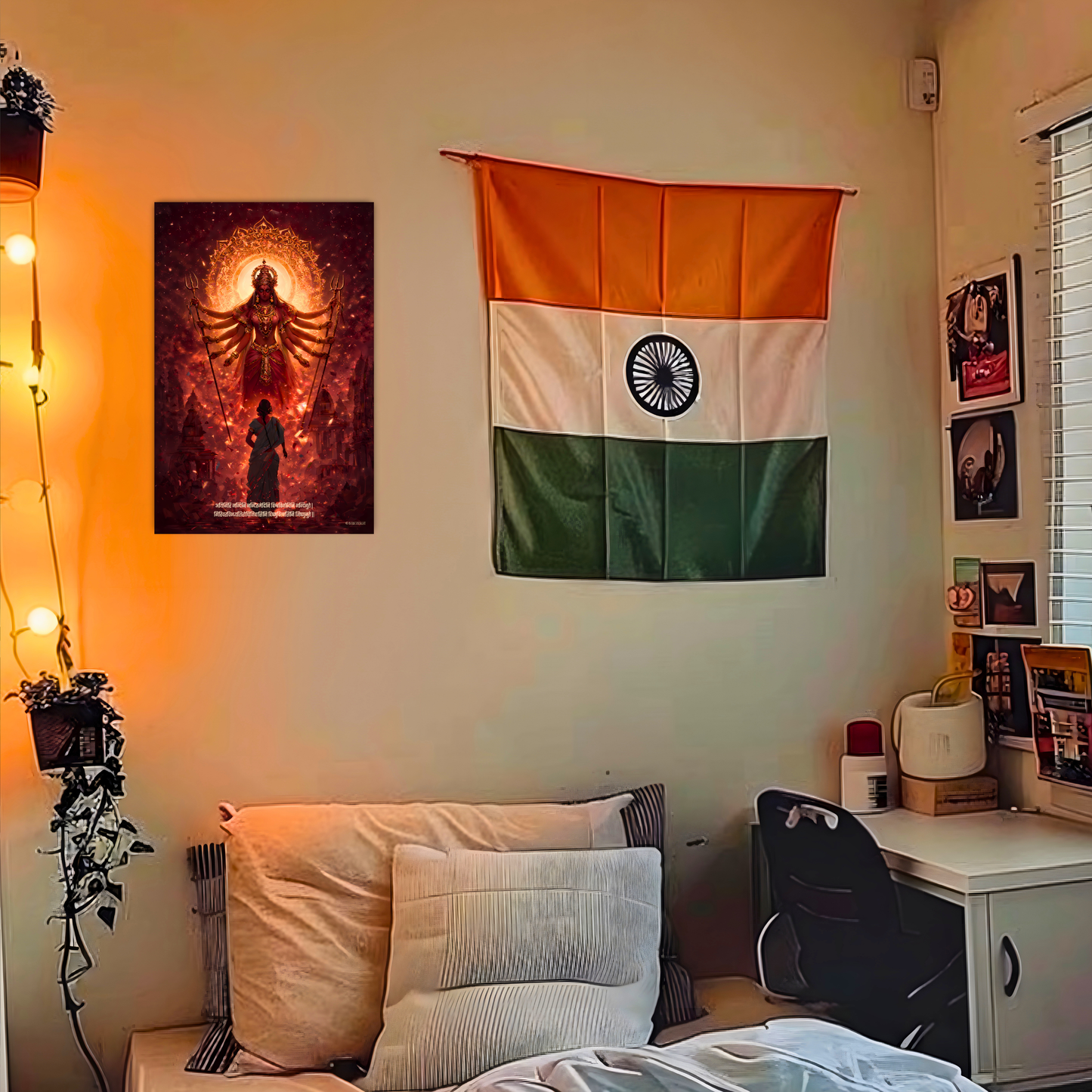 The "अयि गिरिनंदिनि" Durga Mata Poster | 8K | Premium Glossy