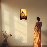 The Adi Shankaracharya Poster | 8K | Premium Glossy - Bharatvarsh Arts--Wall Poster Sets - Buy Indian Spiritual, Mythology, Gods, Warrior Wall Art - For Living Room, Decor
