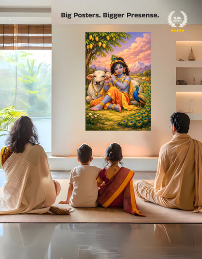 The Bal Krishna Large Poster | 8K | Premium Glossy