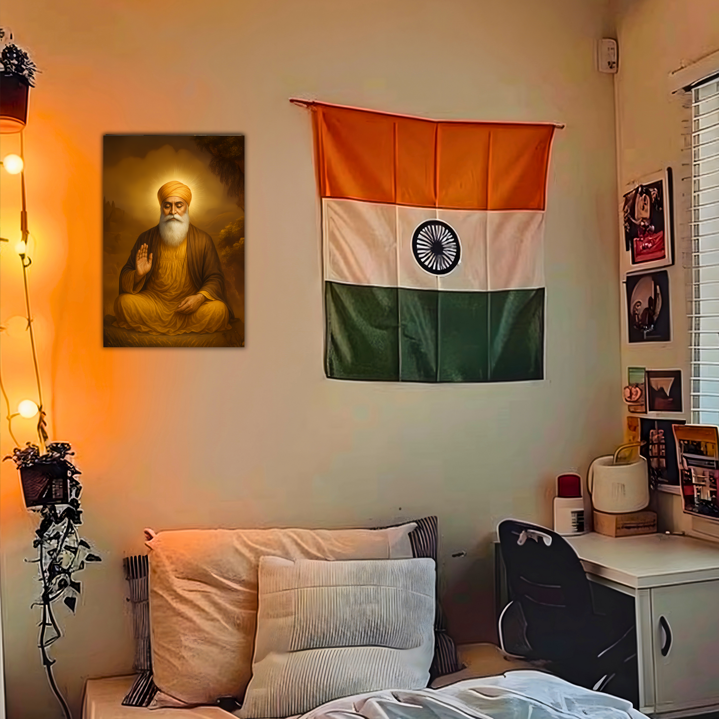 The Guru Nanak Ji Wall Poster | 8K | Premium Glossy