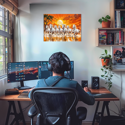 The 7 Horses Poster | 8K | Premium Glossy