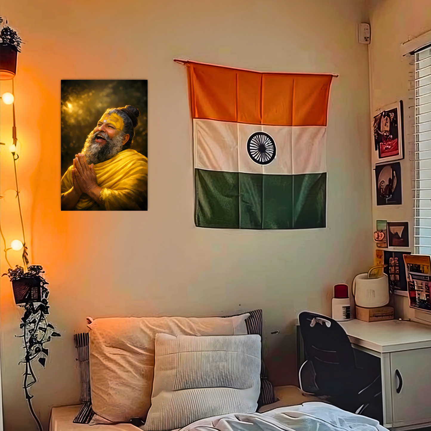 The Premanand Maharaj Poster | 8K | Premium Glossy