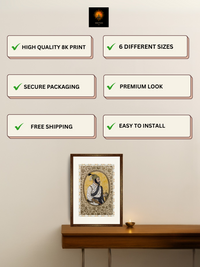 The Historic Chatrapati Shivaji Maharaj Wall Frame | Premium Quality - Bharatvarsh Arts--Wall Poster Sets - Buy Indian Spiritual, Mythology, Gods, Warrior Wall Art - For Living Room, Decor