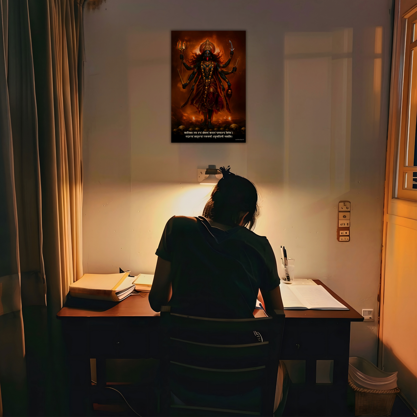 The 'रुद्ररूपां मातृरूपां' Kalimata Poster | 8K | Premium Glossy