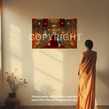 The 'राज्याभिषेक' Chatrapati Shivaji Maharaj Rajyabhishek Exclusive Poster | 8K | Premium Glossy