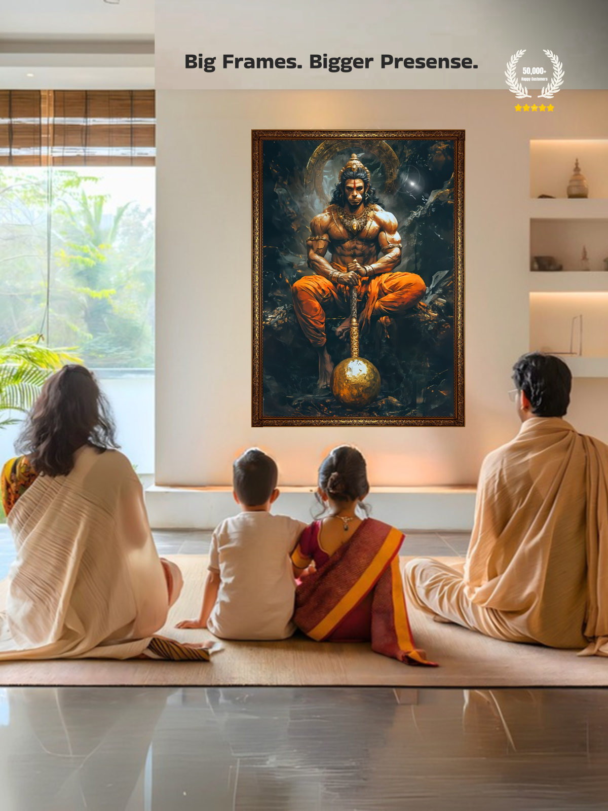 The Bajrang Bali Wall Frame | Premium Quality