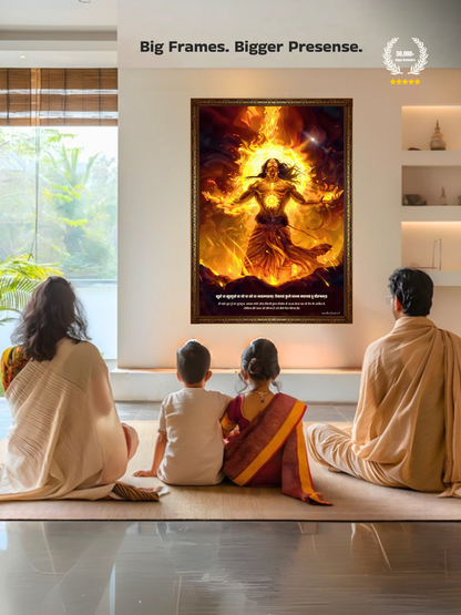 The "सूर्यपुत्र" Suryaputra Karna Wall Frame | Premium Quality