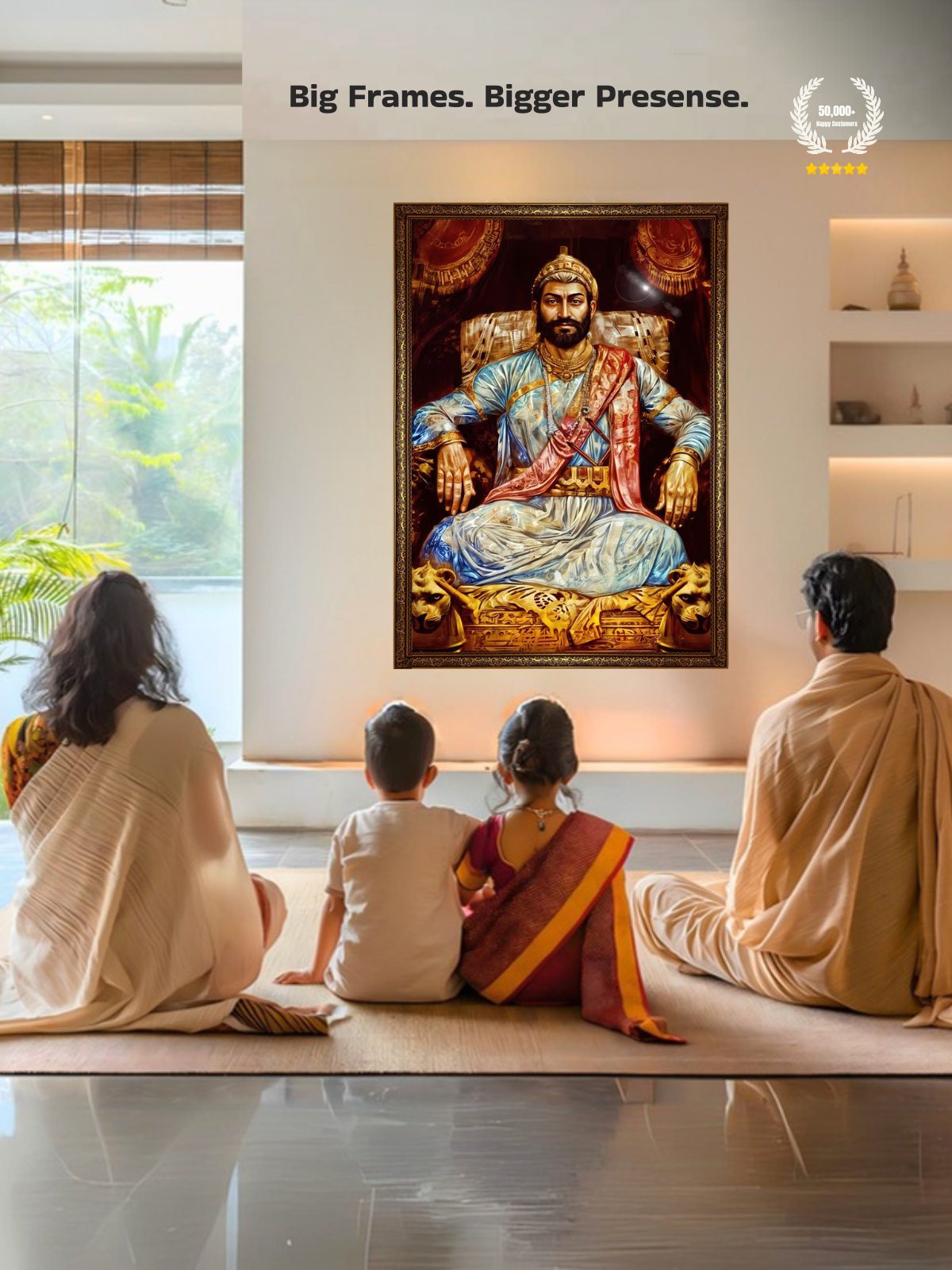 The King Chatrapati Shivaji Maharaj Wall Frame | Premium Quality