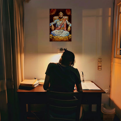 The King Chatrapati Shivaji Maharaj Poster | 8K | Premium Glossy - Bharatvarsh Arts--Wall Poster Sets - Buy Indian Spiritual, Mythology, Gods, Warrior Wall Art - For Living Room, Decor