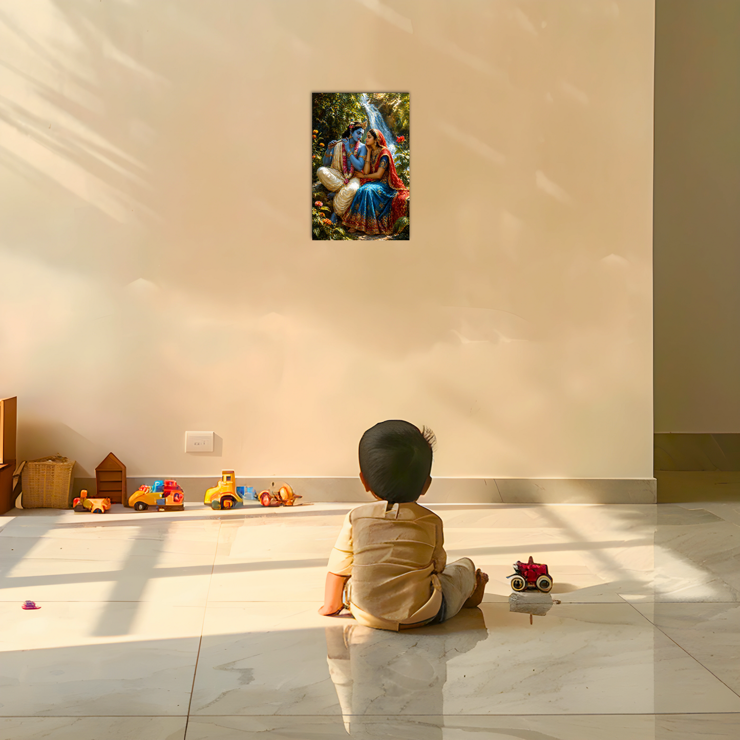 The Radha Krishna Beautiful Poster | 8K | Premium Glossy