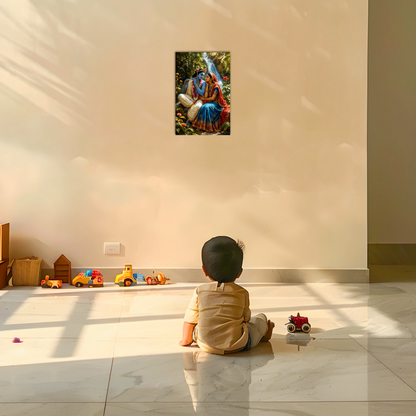The Radha Krishna Beautiful Poster | 8K | Premium Glossy