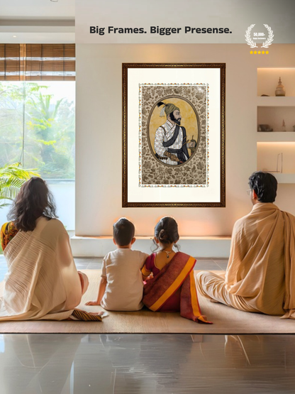 The Historic Chatrapati Shivaji Maharaj Wall Frame | Premium Quality