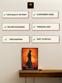 The 'हे हिंदवी स्वराज्य व्हावे ही श्रीं ची इच्छा' Chatrapati Shivaji Maharaj Wall Frame | Premium Quality - Bharatvarsh Arts--Wall Poster Sets - Buy Indian Spiritual, Mythology, Gods, Warrior Wall Art - For Living Room, Decor
