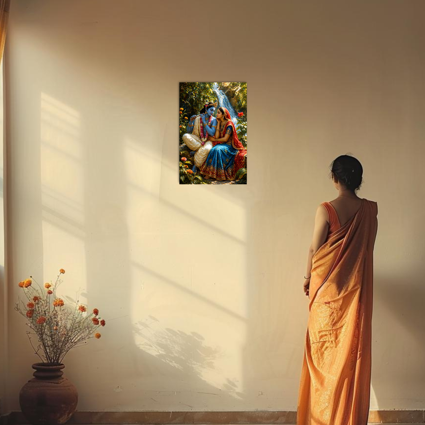 The Radha Krishna Beautiful Poster | 8K | Premium Glossy
