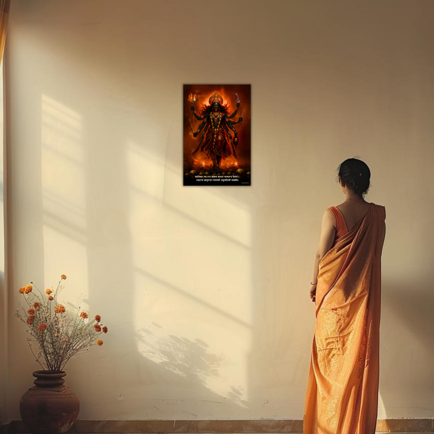 The 'रुद्ररूपां मातृरूपां' Kalimata Poster | 8K | Premium Glossy