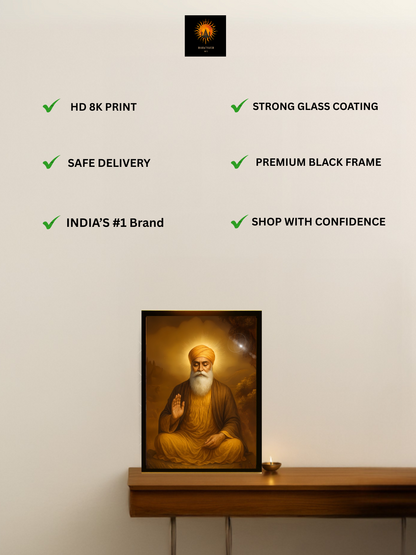 The Guru Nanak Ji Wall Frame | Premium Quality