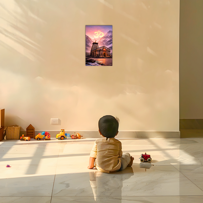 The 'श्री केदारनाथ' Kedarnath Shiv Temple Wall Poster | 8K | Premium Glossy