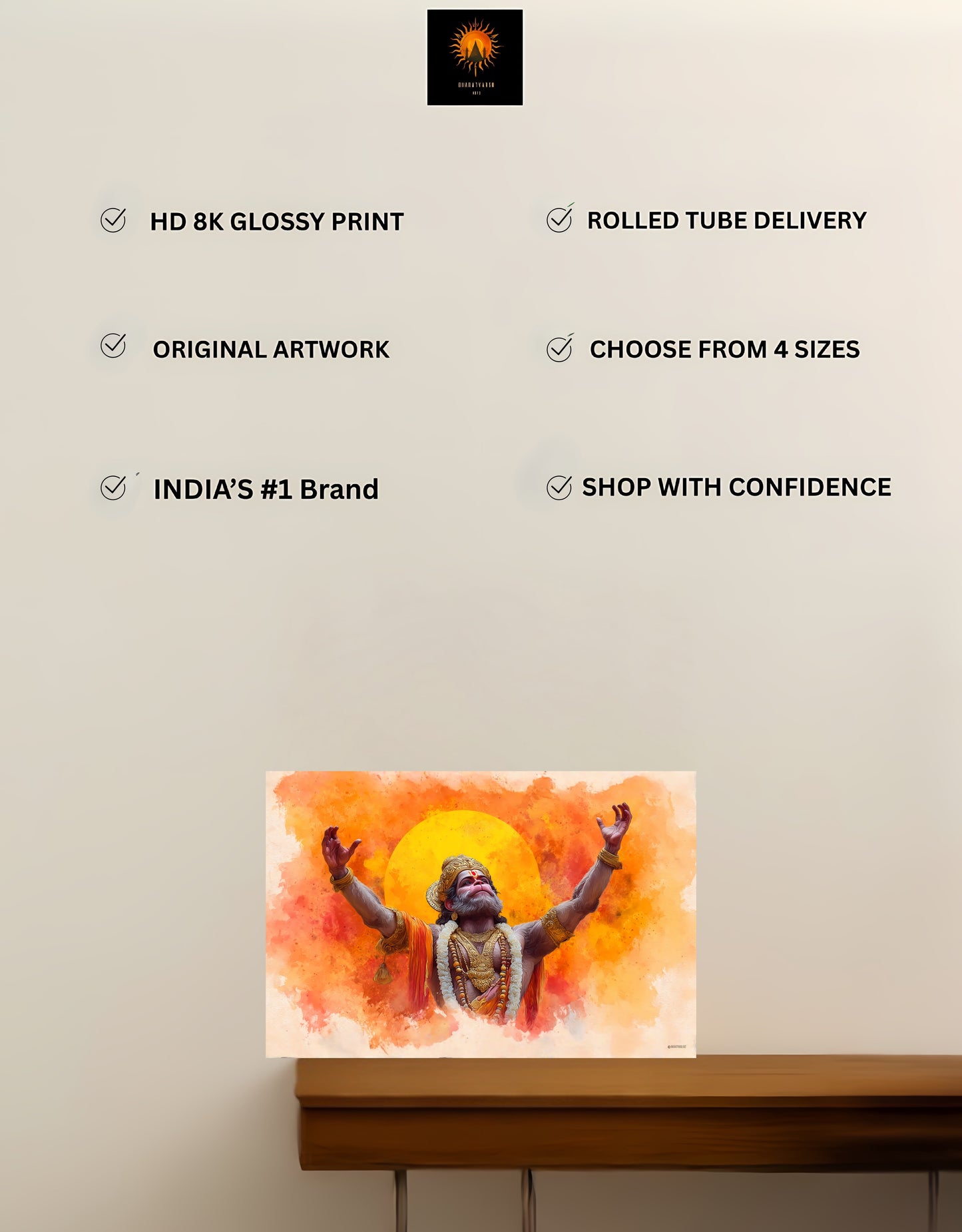 The Hanuman Dada Premium Large Poster | 8K | Premium Glossy