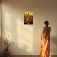 The "मर्यादा पुरुषोत्तम" Prabhu Ram Poster | 8K | Premium Glossy - Bharatvarsh Arts--Wall Poster Sets - Buy Indian Spiritual, Mythology, Gods, Warrior Wall Art - For Living Room, Decor