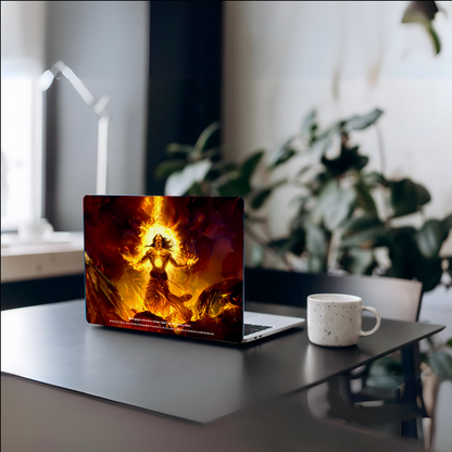 The "सूर्यपुत्र" Suryaputra Karna Laptop Skins | Premium Glossy - Bharatvarsh Arts--Wall Poster Sets - Buy Indian Spiritual, Mythology, Gods, Warrior Wall Art - For Living Room, Decor