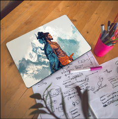 The Lord Hanuman and Shiva Laptop Skin | Premium Glossy