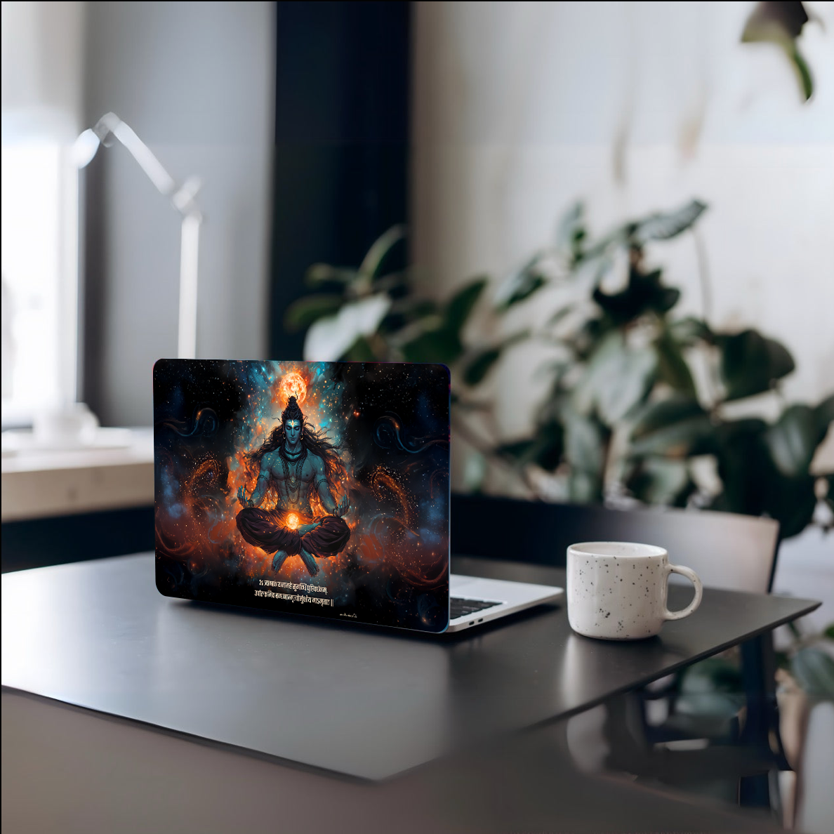 The Cosmic Shiva Laptop Skin |  Premium Glossy - Bharatvarsh Arts--Wall Poster Sets - Buy Indian Spiritual, Mythology, Gods, Warrior Wall Art - For Living Room, Decor
