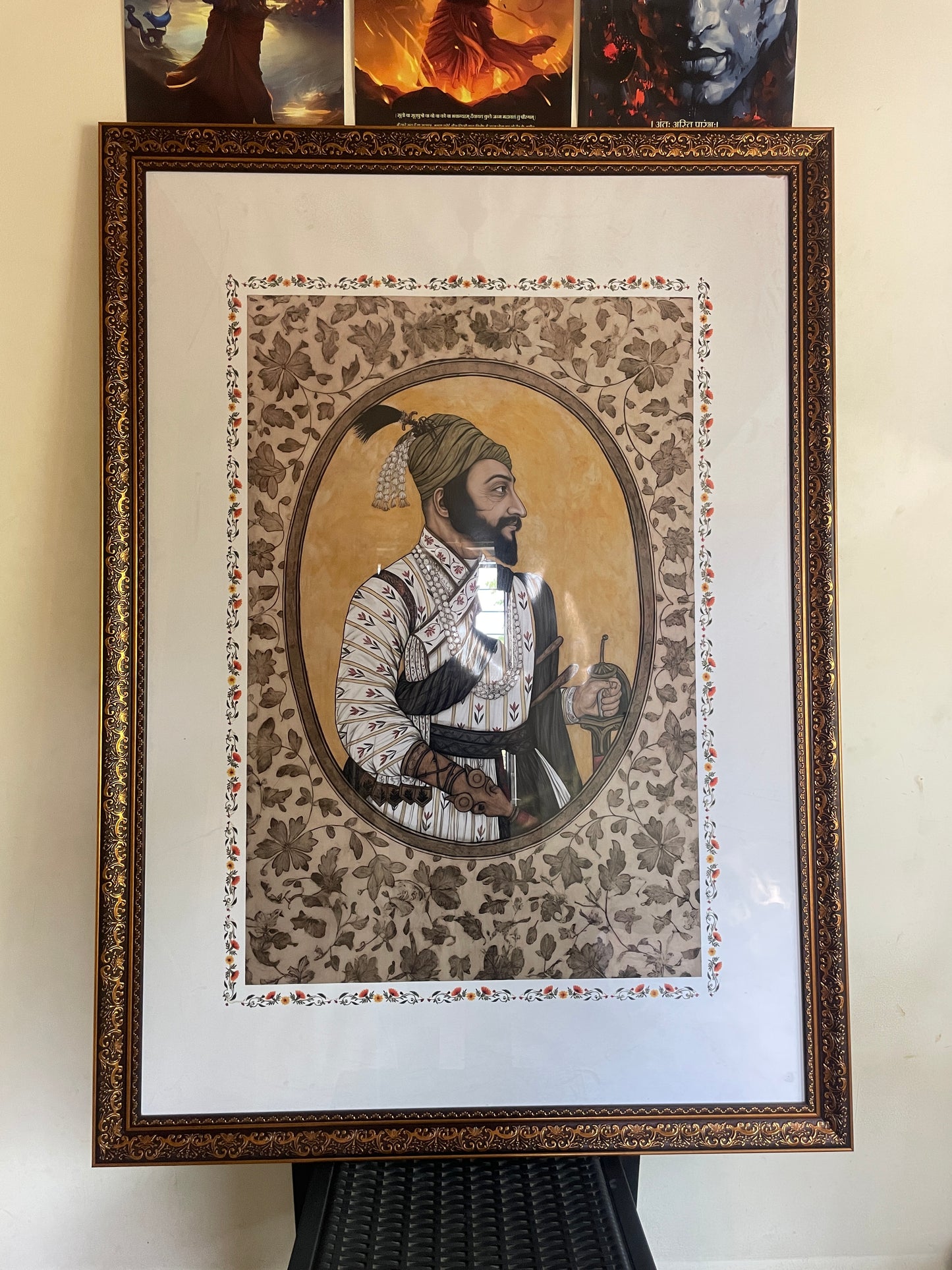 Royal Collection Shree Chatrapati Shivaji Maharaj Wall Frame | Premium Quality