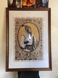Royal Collection Shree Chatrapati Shivaji Maharaj Wall Frame | Museum Quality - Bharatvarsh Arts--Wall Poster Sets - Buy Indian Spiritual, Mythology, Gods, Warrior Wall Art - For Living Room, Decor