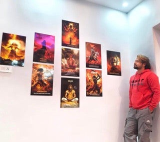 Print Your Own Poster in Premium Quality | 8K Resolution - Bharatvarsh Arts--Wall Poster Sets - Buy Indian Spiritual, Mythology, Gods, Warrior Wall Art - For Living Room, Decor