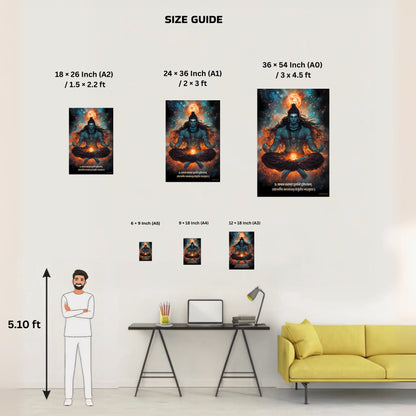 The Lord Ram and Ayodhya Poster | 4K | Premium Glossy