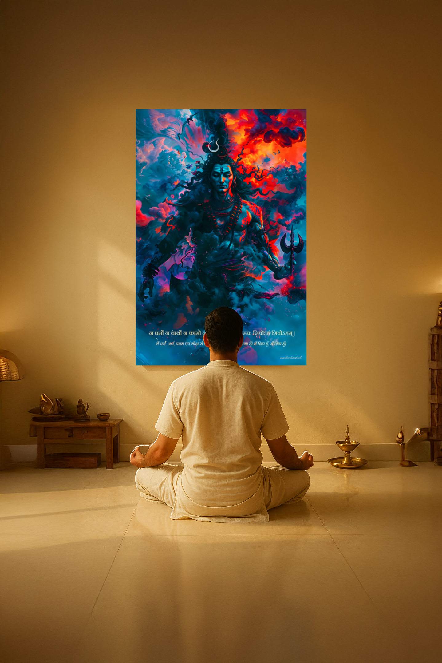 The Bholenath 'शिवोऽहम् शिवोऽहम्' Poster | 8K | Premium Glossy