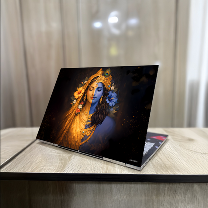 The Radha Krishna Laptop Skin |  Premium UV Print | Matte Finish