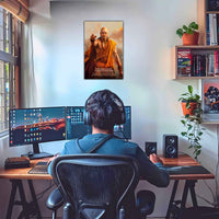 The "न च त्यागसमं सुखम्" Chanakya Poster  | | 8K | Premium Glossy - Bharatvarsh Arts--Wall Poster Sets - Buy Indian Spiritual, Mythology, Gods, Warrior Wall Art - For Living Room, Decor