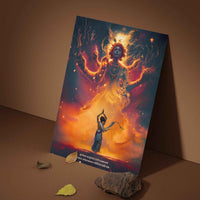 The "कृष्णाय वासुदेवाय हरये परमात्मने" Krishna Poster | 8K | Premium Glossy - Bharatvarsh Arts--Wall Poster Sets - Buy Indian Spiritual, Mythology, Gods, Warrior Wall Art - For Living Room, Decor