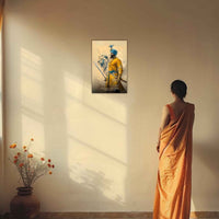 The "सवा लाख से एक लड़ाऊं" Guru Gobind Singh Ji Poster | 8K | Premium Glossy - Bharatvarsh Arts--Wall Poster Sets - Buy Indian Spiritual, Mythology, Gods, Warrior Wall Art - For Living Room, Decor
