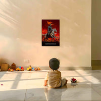 The 'तू भी है राणा का वंशज' Maharana Pratap Poster | 8K | Premium Glossy - Bharatvarsh Arts--Wall Poster Sets - Buy Indian Spiritual, Mythology, Gods, Warrior Wall Art - For Living Room, Decor