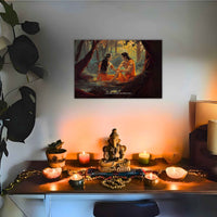 The 'वनवास'  Moment of Ram and Sita | 8K | Premium Glossy - Bharatvarsh Arts--Wall Poster Sets - Buy Indian Spiritual, Mythology, Gods, Warrior Wall Art - For Living Room, Decor